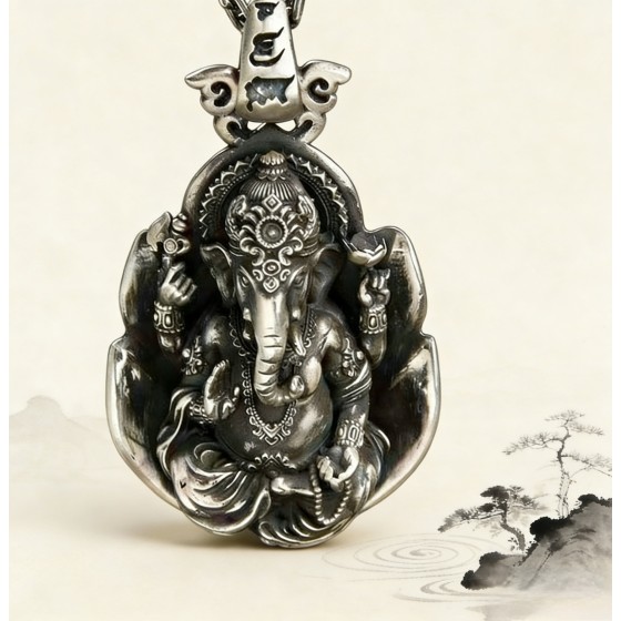 Thai elephant pendant